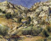 Pierre Renoir Rocky Crags at L'Estaque oil painting